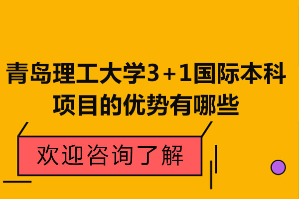 青岛理工大学3 1国际本科项目的优势有哪些