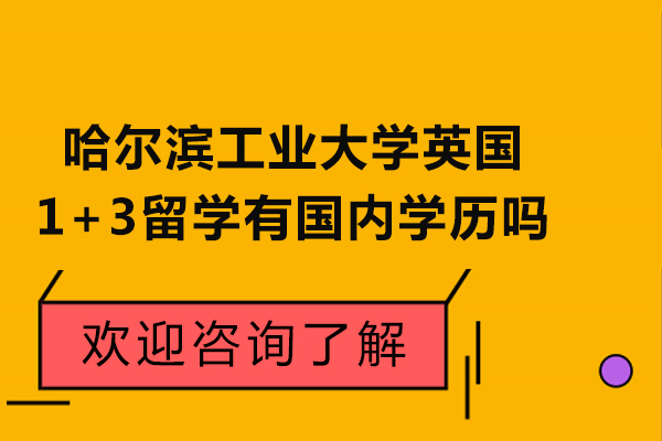 哈尔滨工业大学(威海)英国1 3留学有国内学历吗